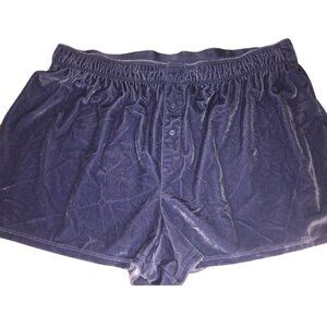 PINK Victorias Secret Blue Velvet Sleep shorts